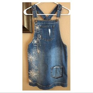 Adorable Lucky Brand Overall Dress NWOT